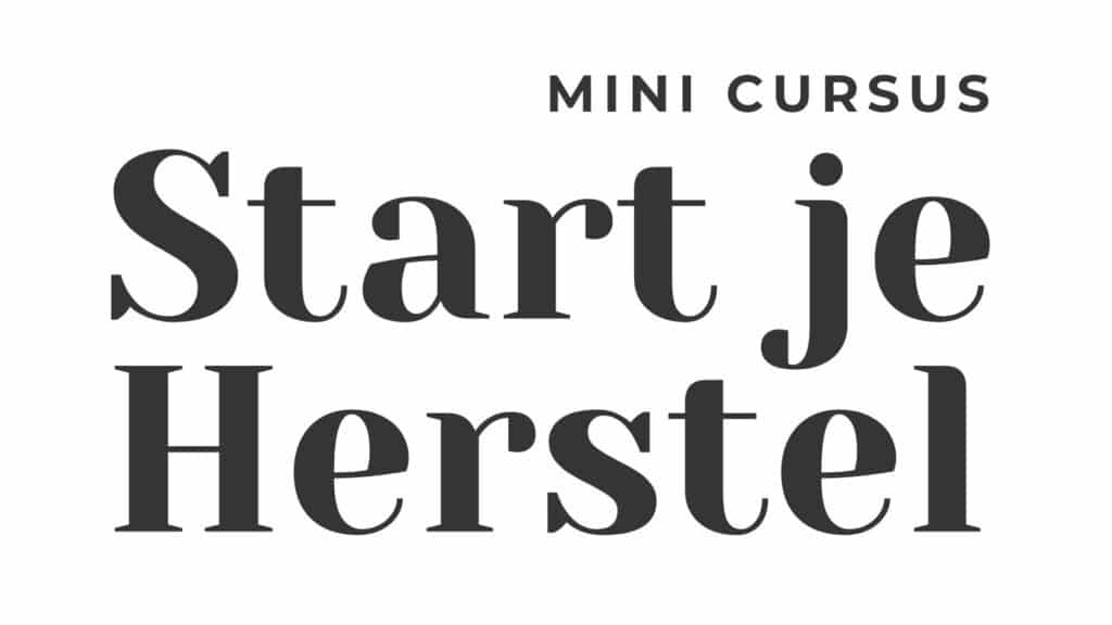 Start je Herstel Logo